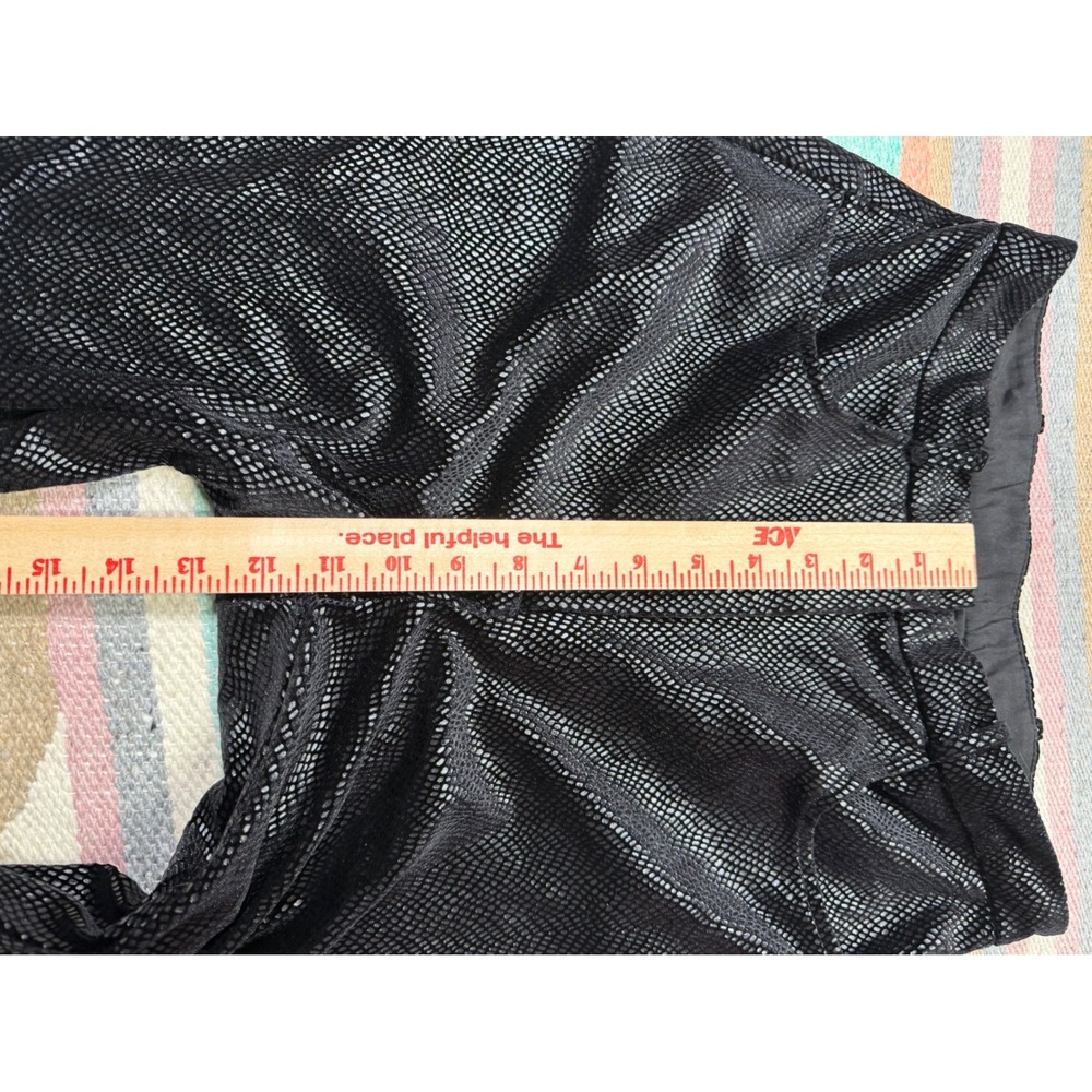 Vintage 90s Joseph Ribkoff Velour Snake Print Pants – Size 10 - Picture 7 of 8